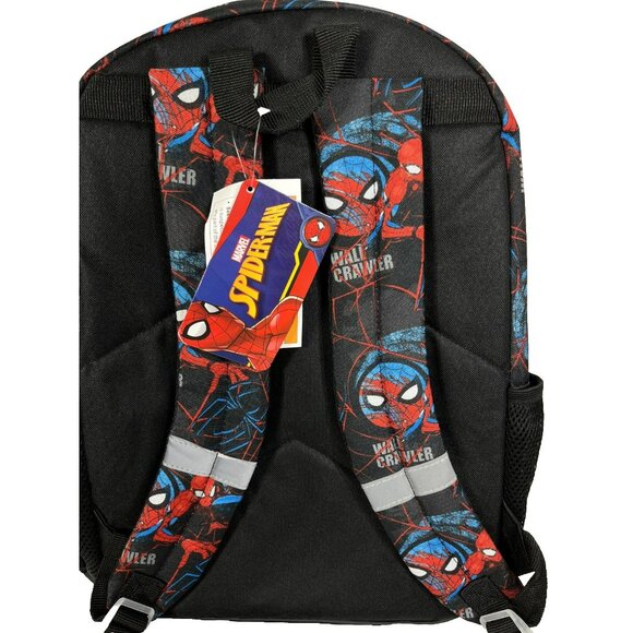 Marvel Spider-Man Raised Mask Light Up 17" Kids School Backpack - Picture 15 of 16